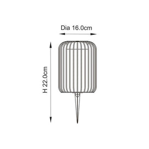 Dusk Solar Floor Spike Light w/ Sensor - Comet Lighting