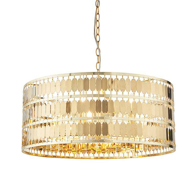 Eldora 5-Light Pendant Ceiling Light Gold - Comet Lighting