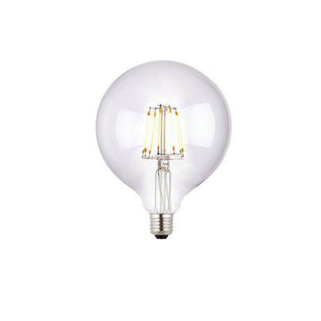 Endon E27 LED Filament 125mm Globe 6w 2700k 600lm Dimmable - Comet Lighting
