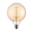 Endon E27 LED Filament 125mm Globe Amber 2w 2200k 190lm - Comet Lighting