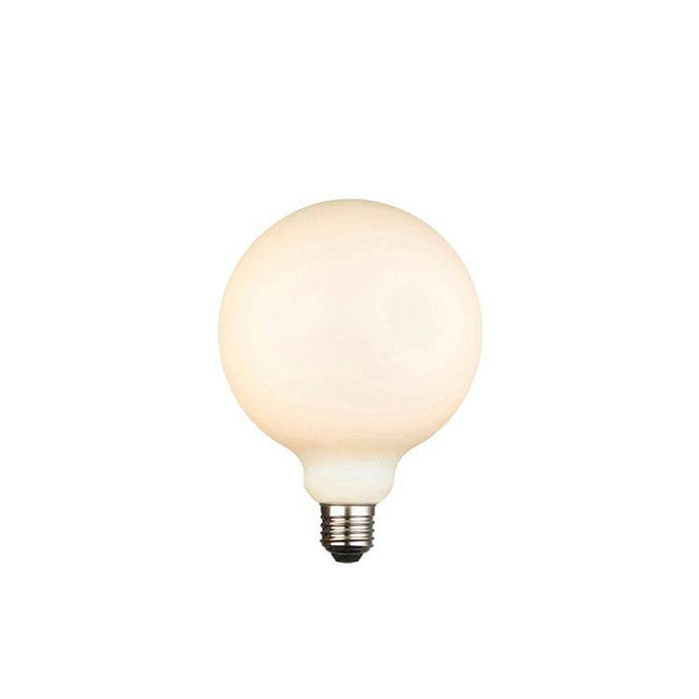 Endon E27 LED Filament Opaline 125mm Globe 12w 3000k 1400lm Dimmable - Comet Lighting