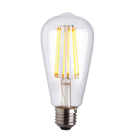 Endon E27 LED Filament Pear Shaped 6w 2700k 600lm Dimmable - Comet Lighting