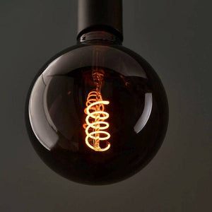 Endon E27 LED Filament Spiral 125mm Globe 4w 1800k 80lm - Comet Lighting