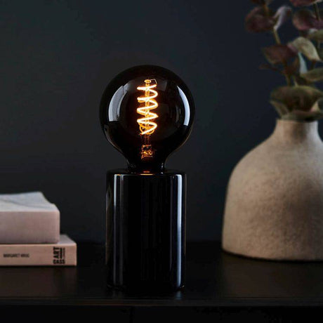 Endon E27 LED Filament Spiral 95mm Globe 4w 1800k 80lm - Comet Lighting