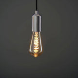 Endon E27 LED Filament Twist Pear Shaped Amber 4w 2200k 280lm Dimmable - Comet Lighting