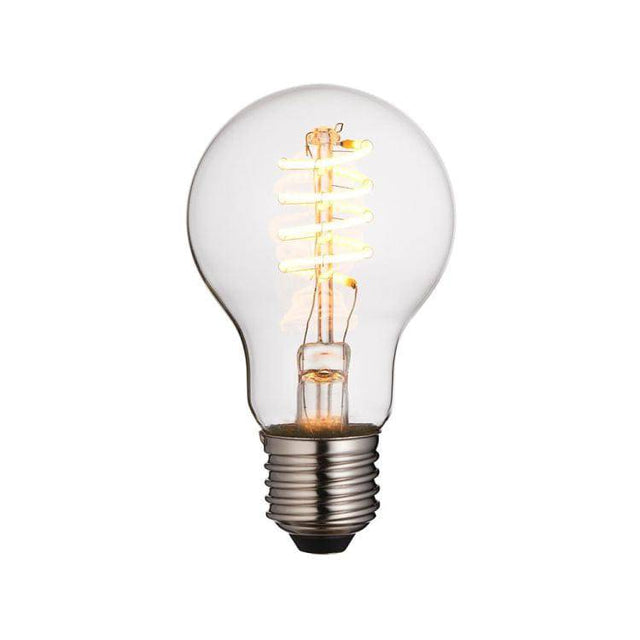 Endon E27 LED Spiral GLS Filament 4w 2200k 265lm Dimmable - Comet Lighting