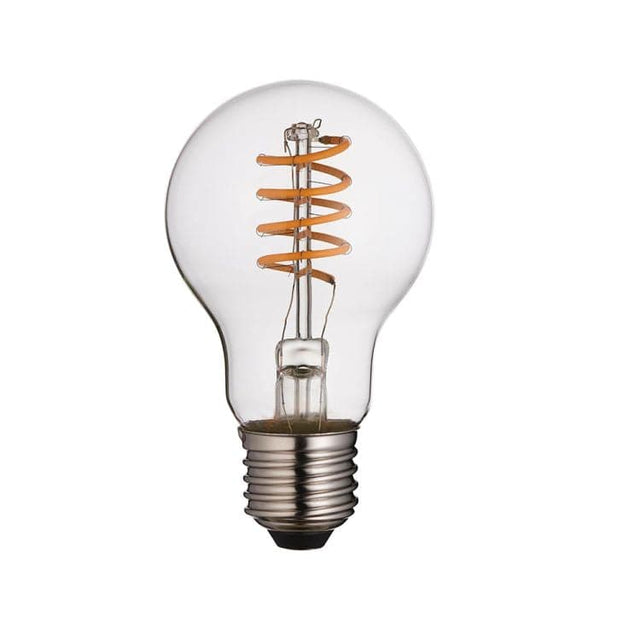 Endon E27 LED Spiral GLS Filament 4w 2200k 265lm Dimmable - Comet Lighting