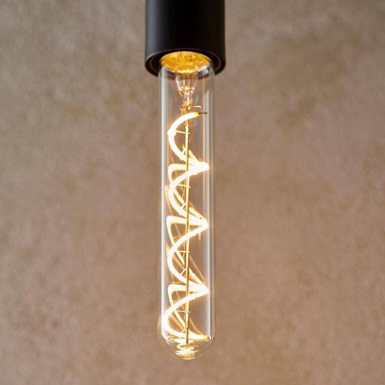 Endon E27 LED Spiral Tubular Filament 4w 2200k 265lm Dimmable - Comet Lighting