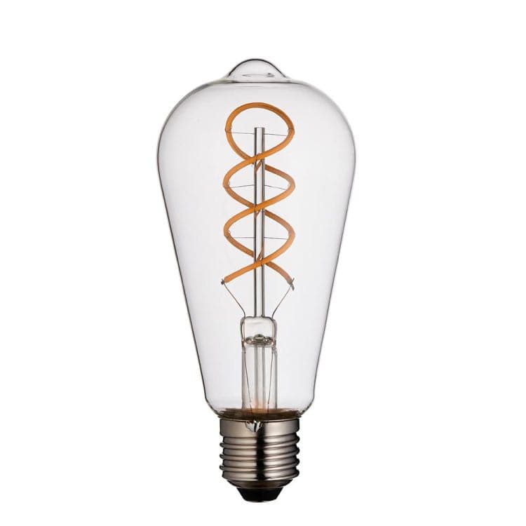 Endon E27 LED Twist Filament 4w 2200k 265lm Dimmable - Comet Lighting