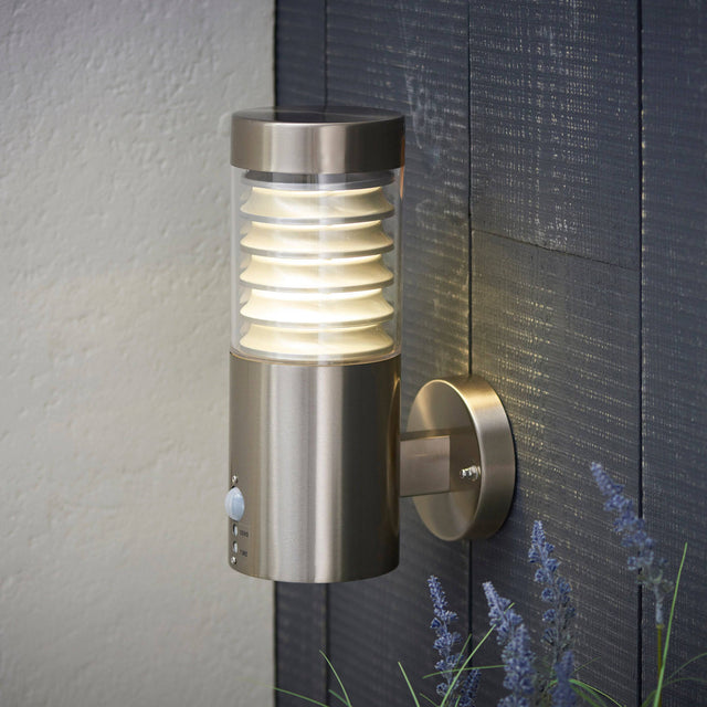 Equinox LED 1-Light Outdoor Wall Light & PIR - Comet Lighting