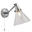 Faraday Wall Light Chrome Plated - Comet Lighting