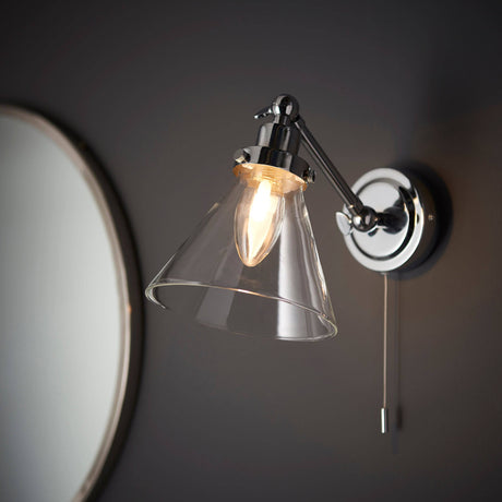 Faraday Wall Light Chrome Plated - Comet Lighting