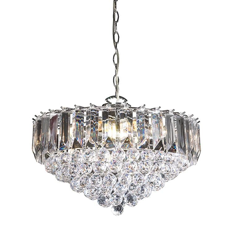 Fargo 6-Light Pendant Ceiling Light Chrome - Comet Lighting