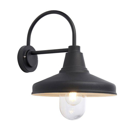 Farmhouse Outdoor Wall Light Black - Comet Lighting