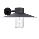 Fenwick 1-Light Wall Light Black - Comet Lighting