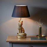 Fox Table Lamp Vintage Gold - Comet Lighting