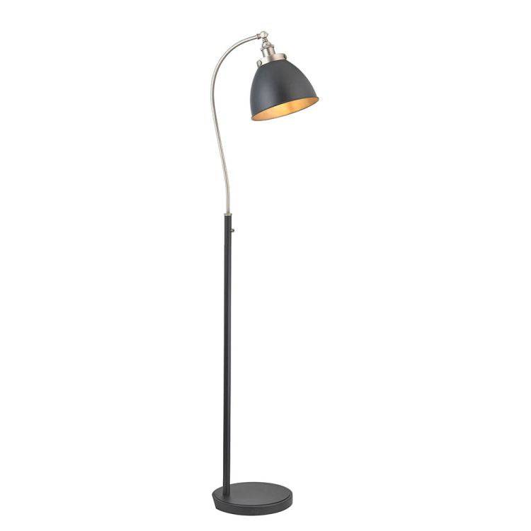 Franklin Aged Pewter Task Floor Lamp - Comet Lighting