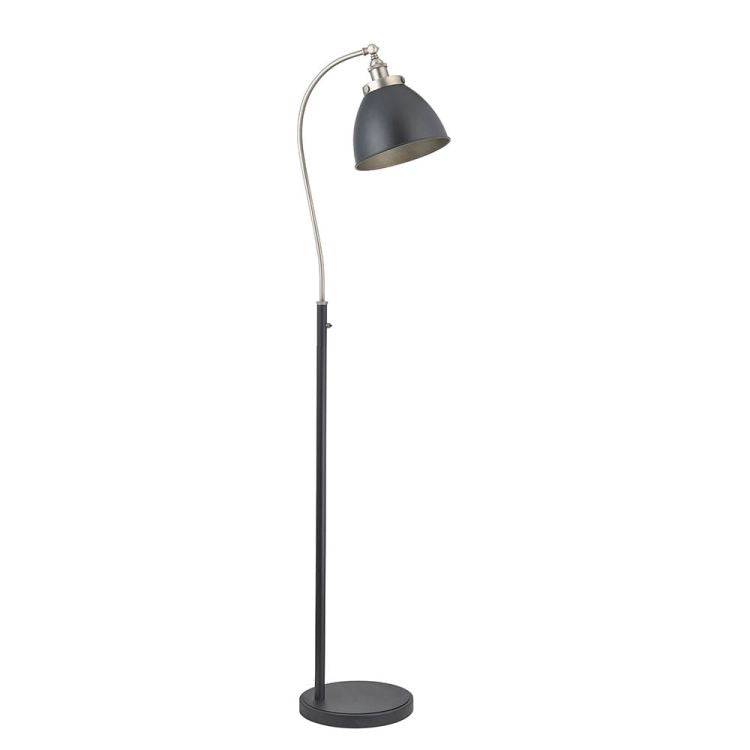 Franklin Aged Pewter Task Floor Lamp - Comet Lighting