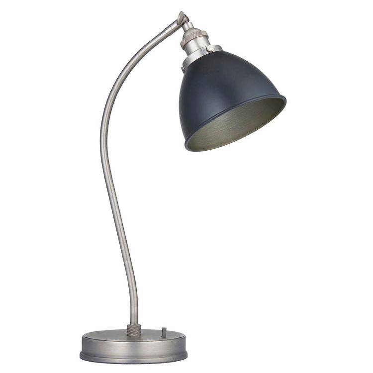 Franklin Aged Pewter Task Table Lamp - Comet Lighting