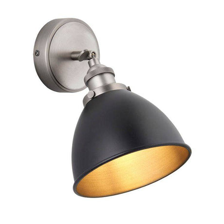 Franklin Aged Pewter Task Wall Light - Comet Lighting