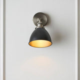 Franklin Aged Pewter Task Wall Light - Comet Lighting