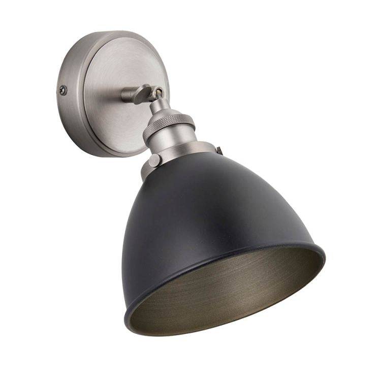 Franklin Aged Pewter Task Wall Light - Comet Lighting