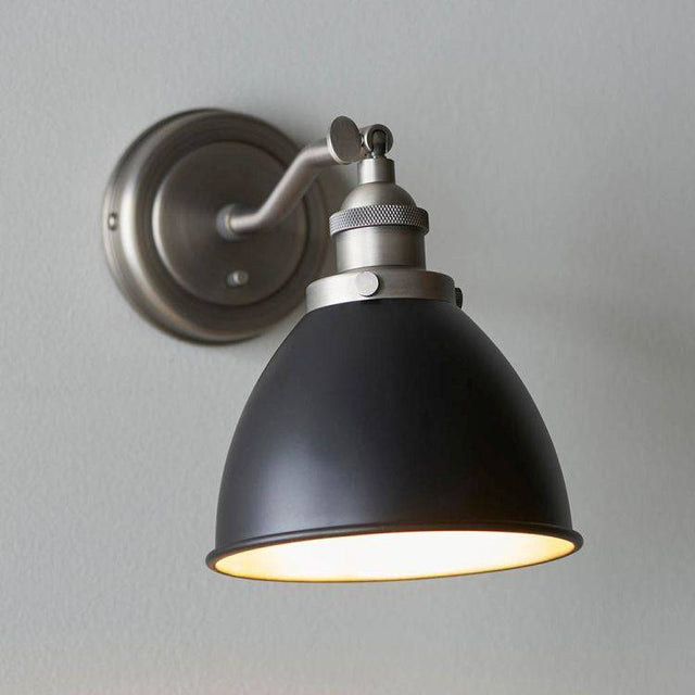 Franklin Aged Pewter Wall Light - Comet Lighting