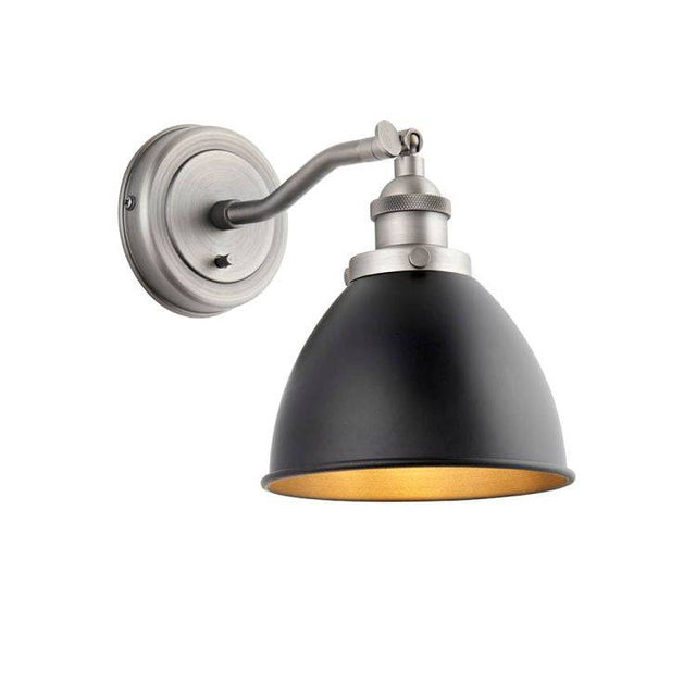 Franklin Aged Pewter Wall Light - Comet Lighting