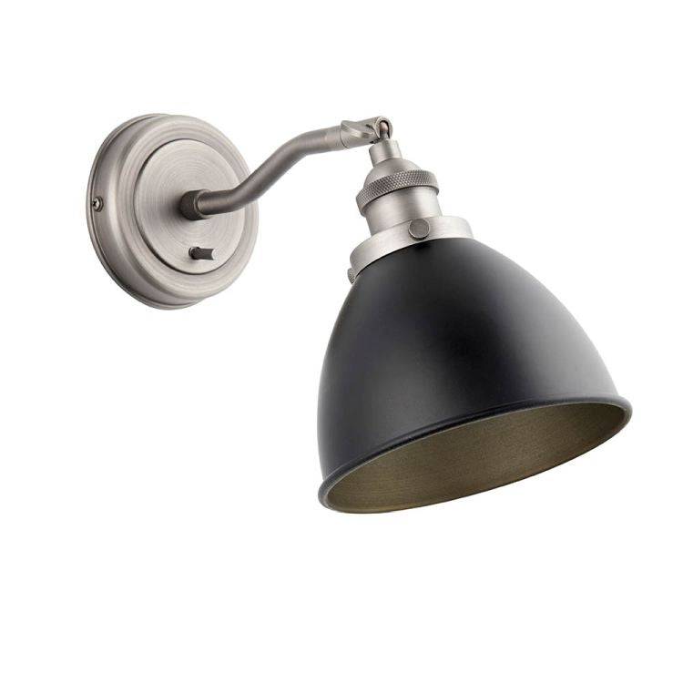 Franklin Aged Pewter Wall Light - Comet Lighting