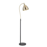 Franklin Antique Brass Task Floor Lamp - Comet Lighting