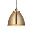 Franklin Large Pendant Ceiling Light Antique Brass - Comet Lighting