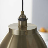 Franklin Large Pendant Ceiling Light Antique Brass - Comet Lighting