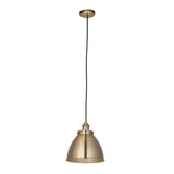 Franklin Small Pendant Ceiling Light Antique Brass - Comet Lighting