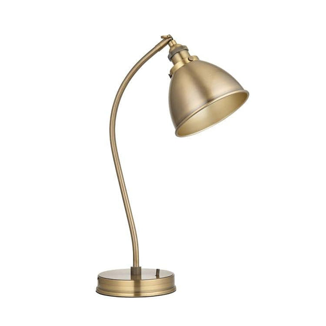 Franklin Task Table Lamp Antique Brass - Comet Lighting