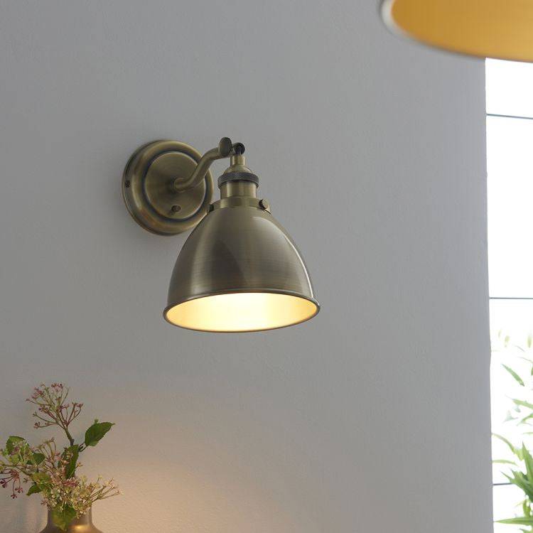 Franklin Wall Light Antique Brass - Comet Lighting