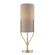 Fraser Table Lamp Satin Brass - Comet Lighting