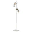 Gerik 2lt Floor Lamp White - Comet Lighting