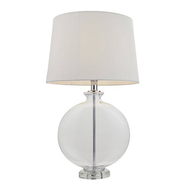 Gideon Table Lamp with White Shade - Comet Lighting