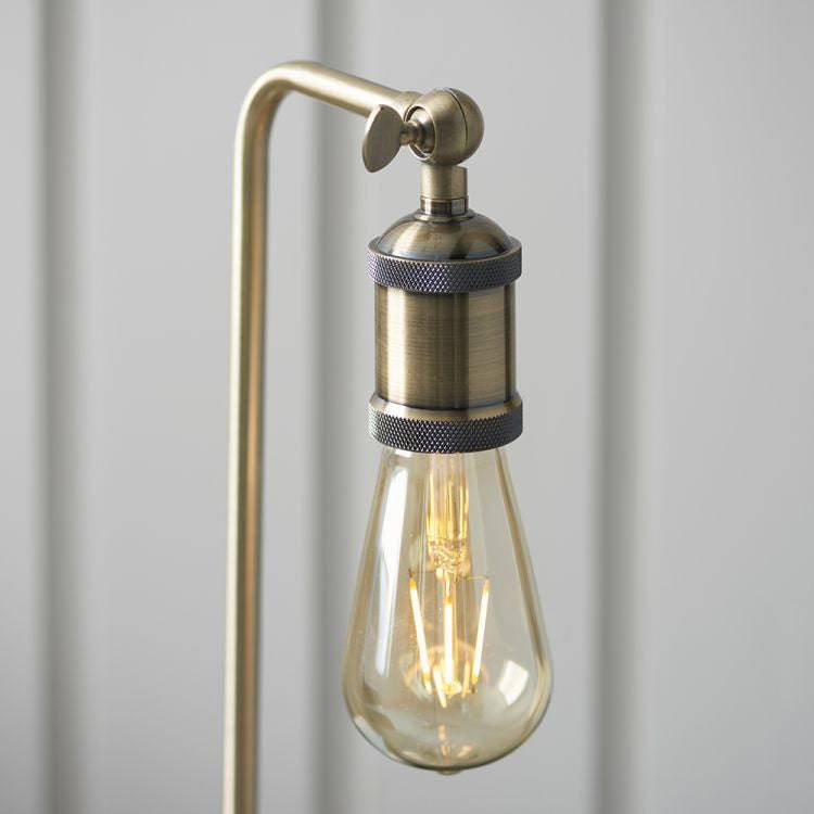 Hal Table Lamp Antique Brass - Comet Lighting