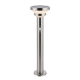 Halton Solar Post Light Brushed Stainless w/ PIR - Comet Lighting