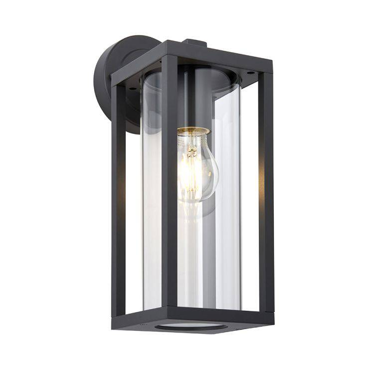 Hamden Outdoor Wall Light Black - Comet Lighting