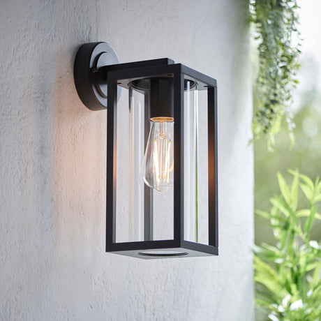 Hamden Outdoor Wall Light Black - Comet Lighting