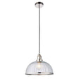 Hansen 1-Light Pendant Ceiling Light Nickel - Comet Lighting