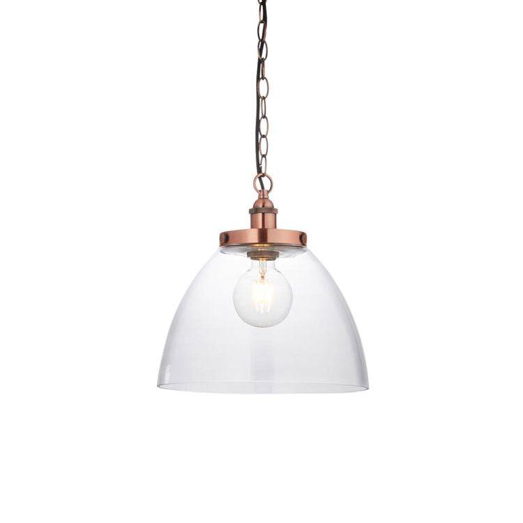 Hansen Grand Pendant Ceiling Aged Copper - Comet Lighting