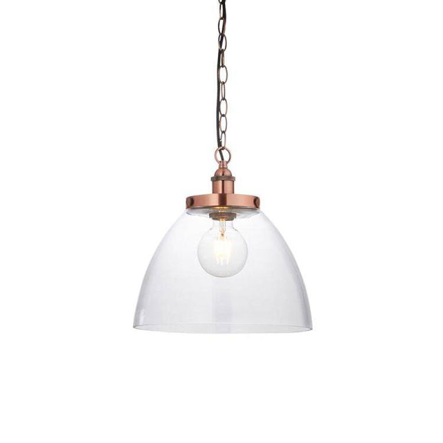 Hansen Grand Pendant Ceiling Aged Copper - Comet Lighting