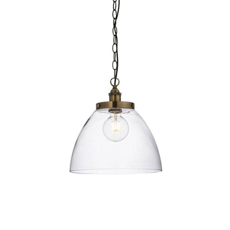 Hansen Grand Pendant Ceiling Antique Brass - Comet Lighting