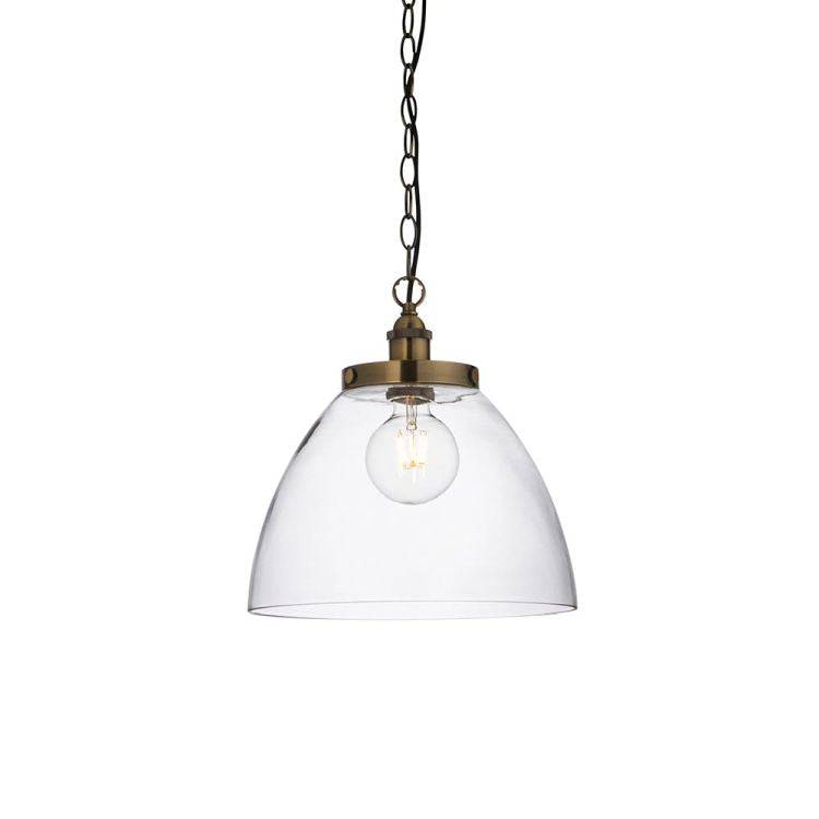 Hansen Grand Pendant Ceiling Antique Brass - Comet Lighting