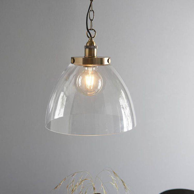 Hansen Grand Pendant Ceiling Antique Brass - Comet Lighting