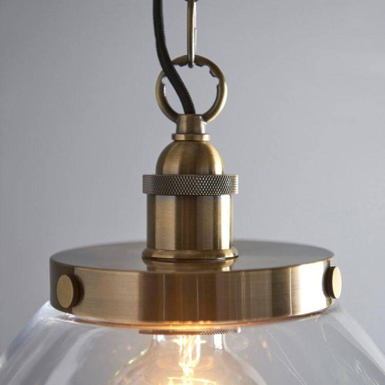 Hansen Grand Pendant Ceiling Antique Brass - Comet Lighting