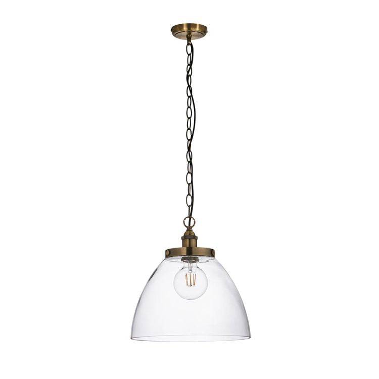 Hansen Grand Pendant Ceiling Antique Brass - Comet Lighting